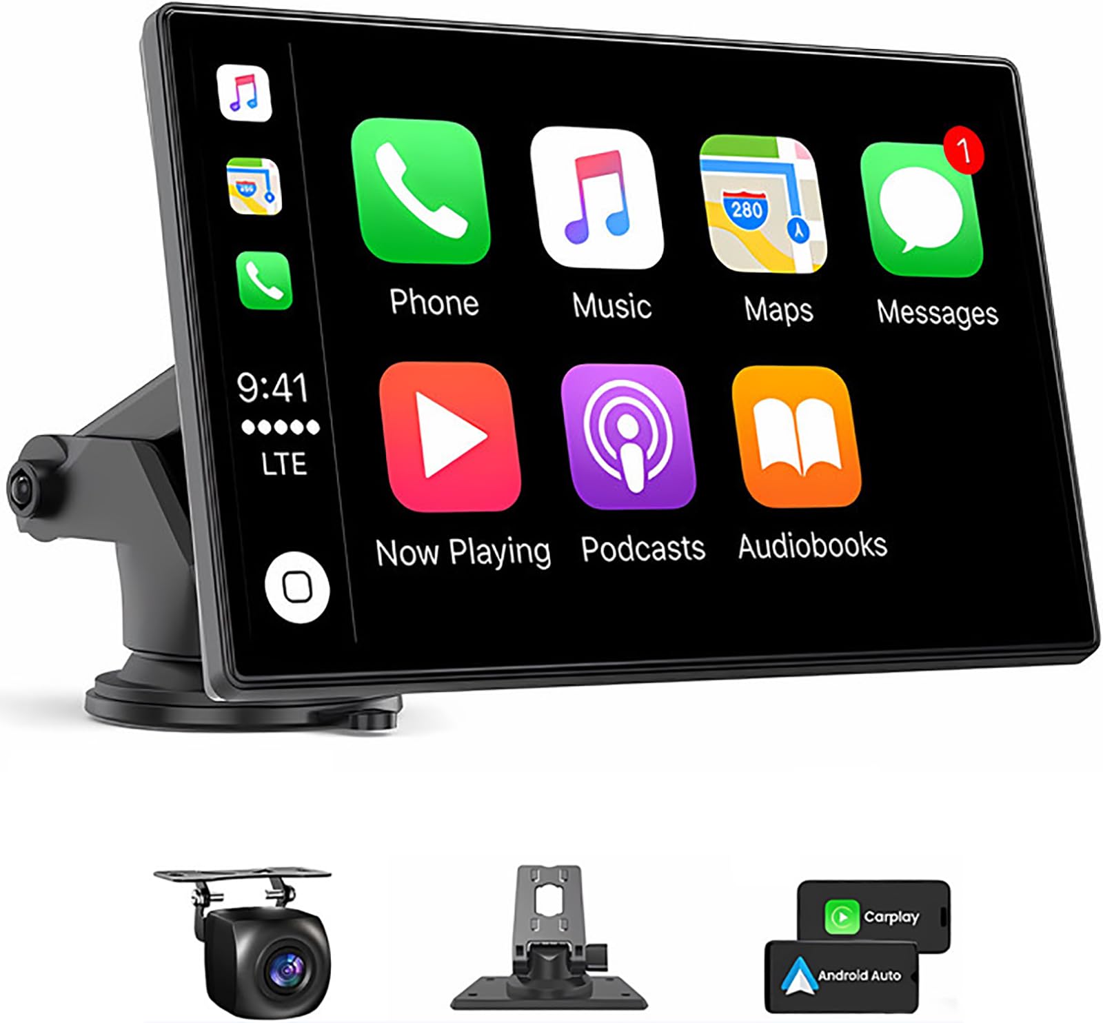 Carplay Android Auto モニター Amazon.com: Carplay Screen for Car, 7